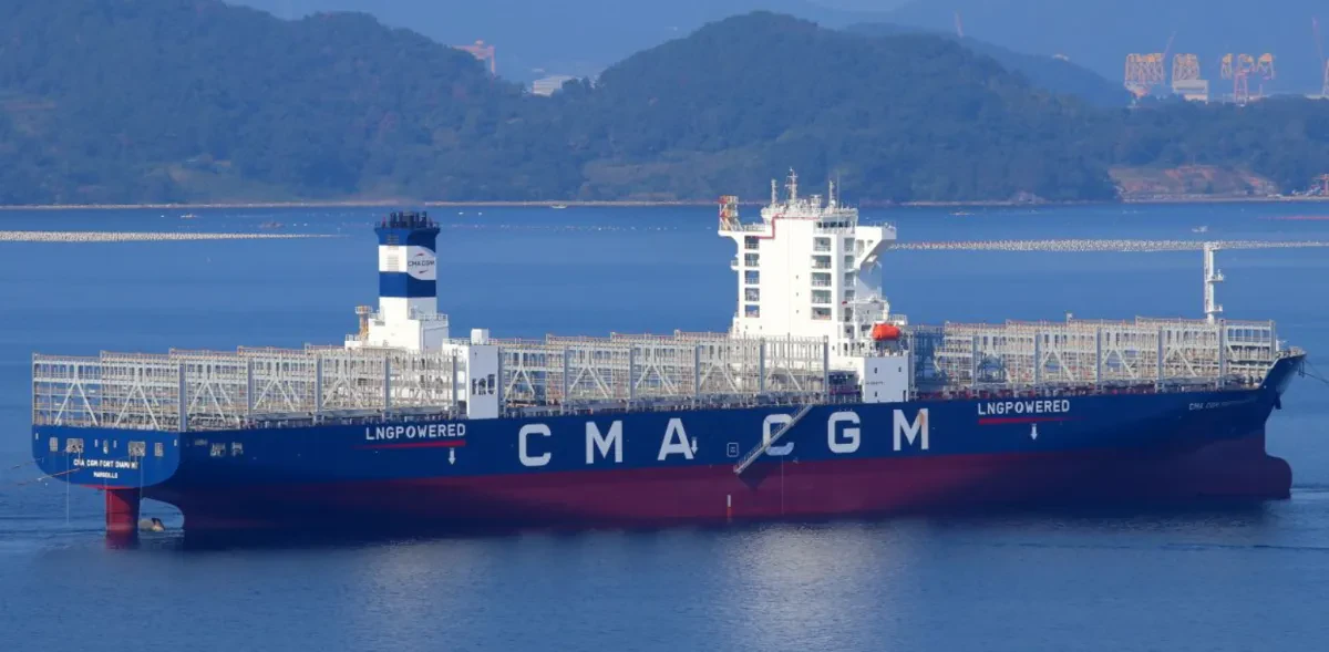 CMA CGM welcomes another LNG-powered newbuild