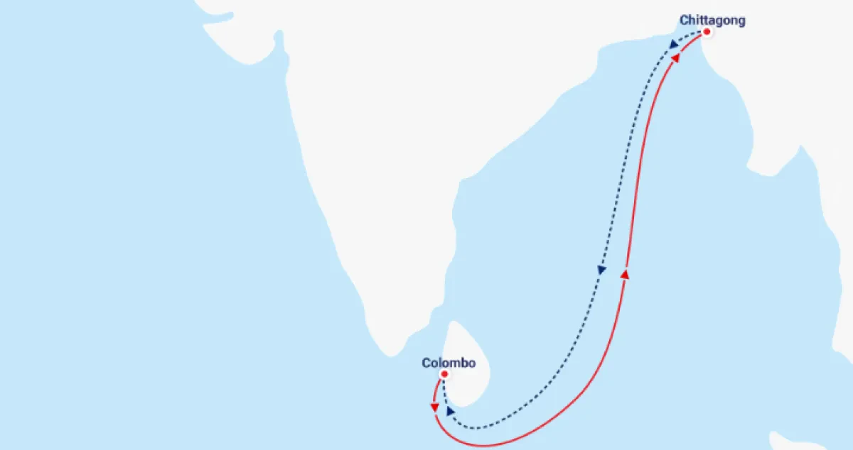 CMA CGM/X-Press Feeders launch Ceylon Chittagong Service (CBS)/Upper Bay of Bengal - Loop 3 (UBB-Loop3)