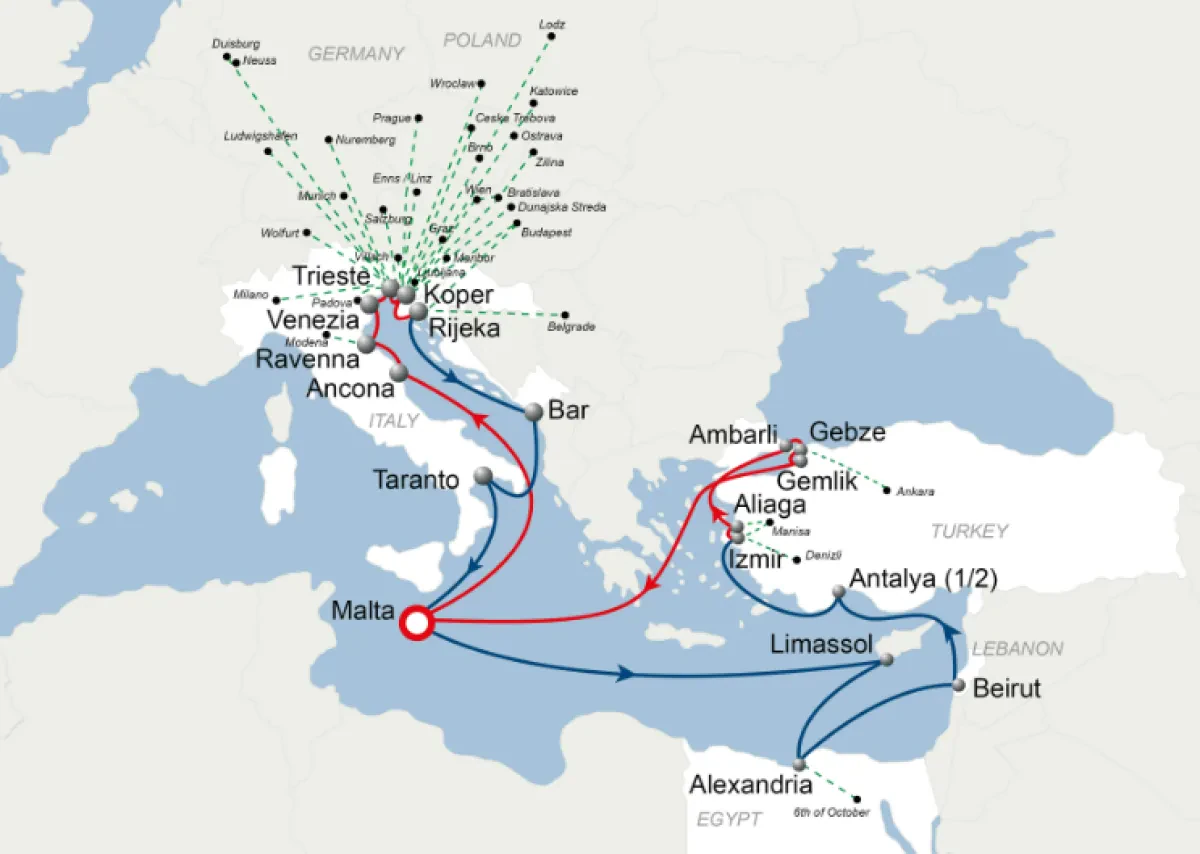 CMA CGM to launch BORA MED SERVICE (BMS), linking Türkiye, Adriatic ports, Malta Hub & East Med