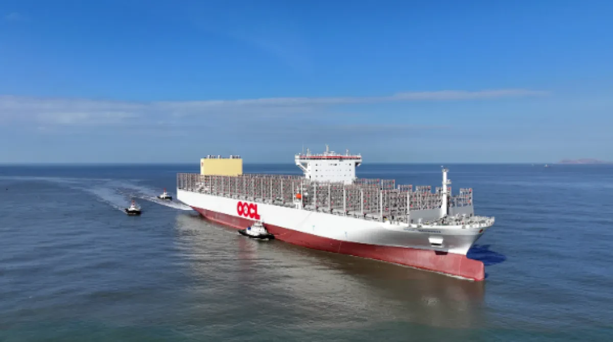 OOCL Celebrates the Naming of its First 16,828 TEU Vessel, OOCL Bauhinia