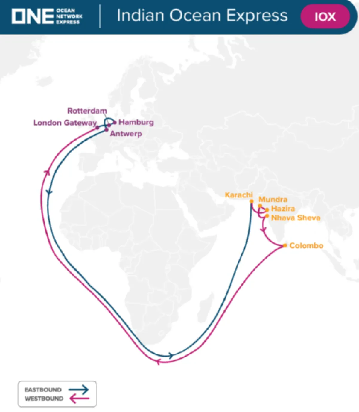 ONE launches Indian Ocean Express (IOX)