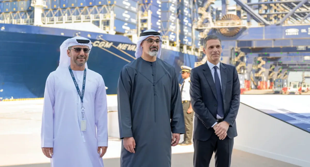 Khaled bin Mohamed bin Zayed Inaugurates CMA Terminals Khalifa Port