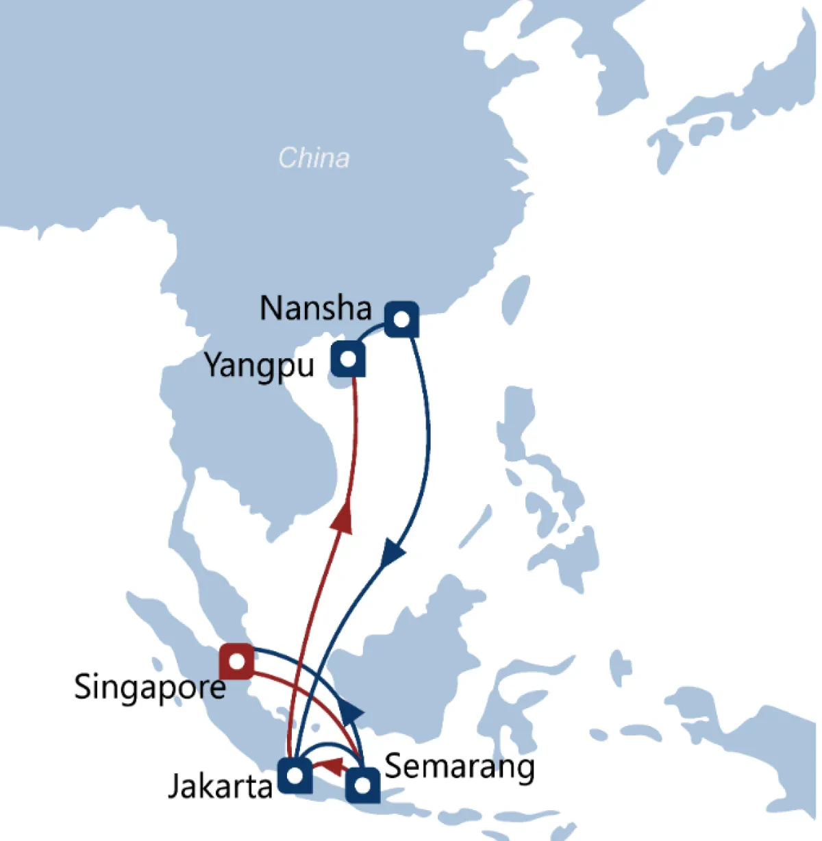 The Launch of New Indonesia Route YIX Enables COSCO SHIPPING Holdings to Extend Coverage
