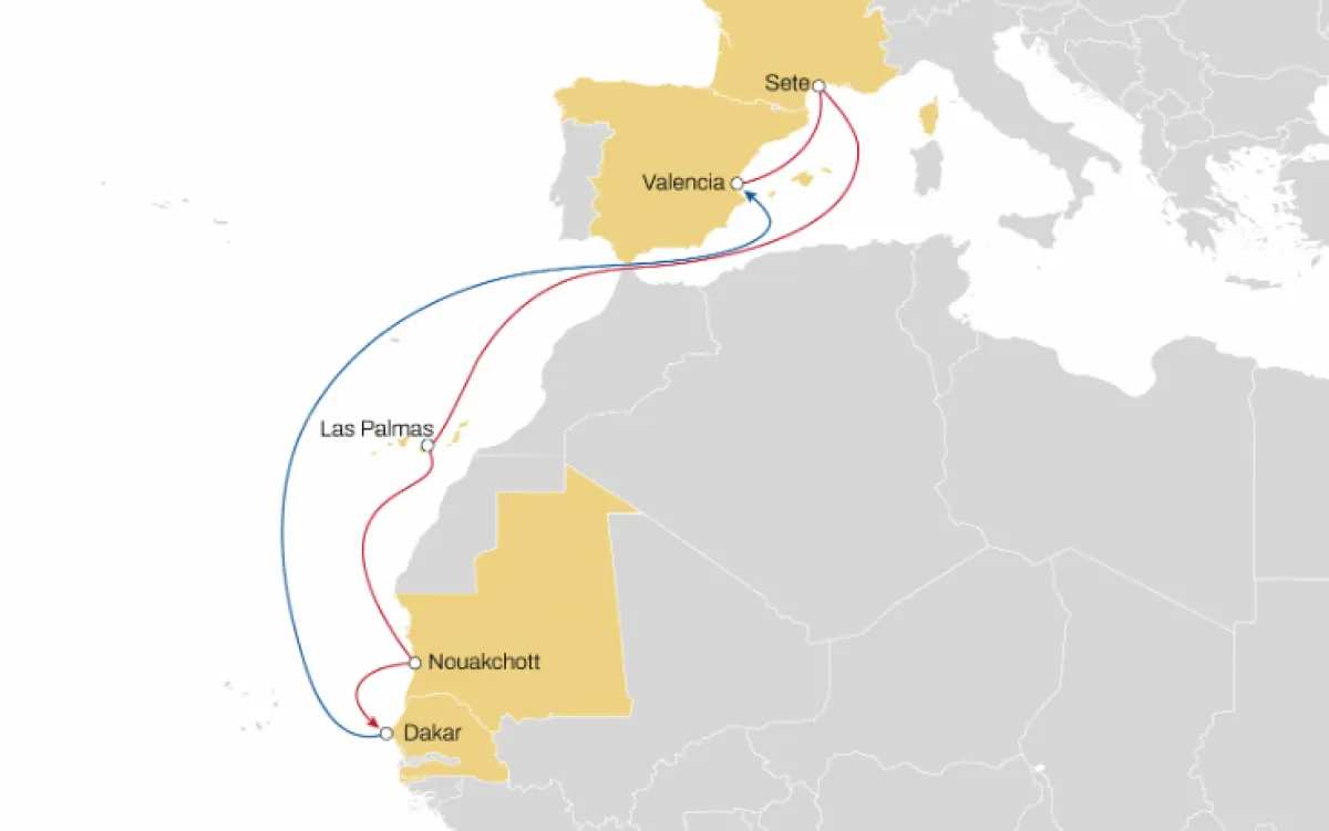 MSC Kicks Off Melon Season with Fresh Routes from Senegal and Mauritania to the West Med