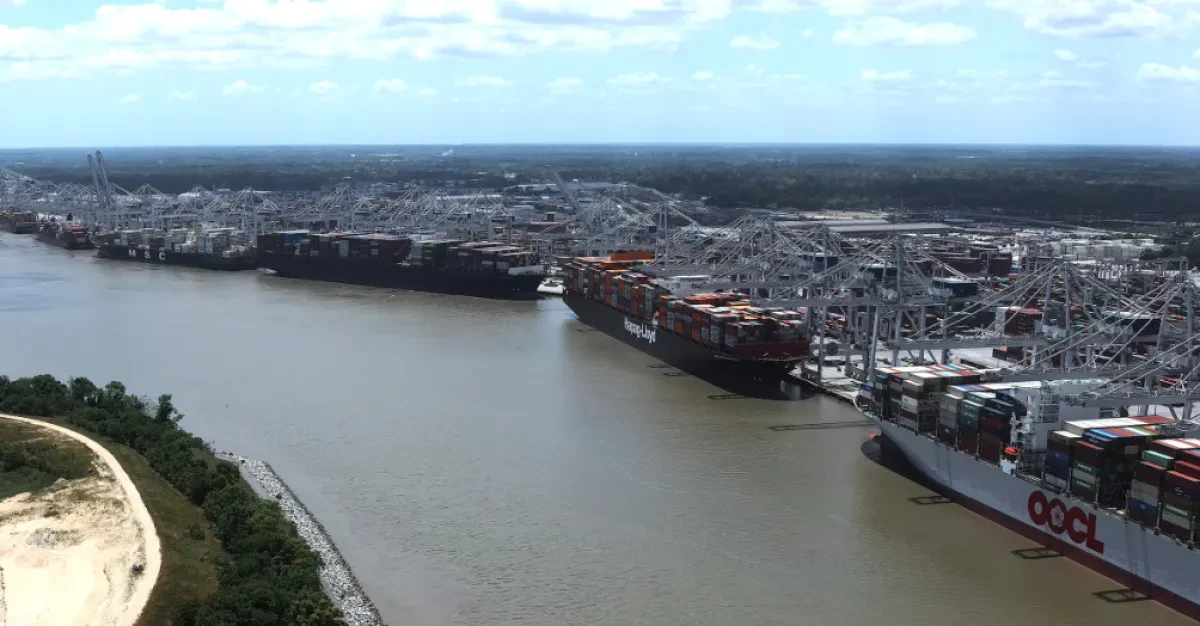 Savannah container trade up 17 percent in April