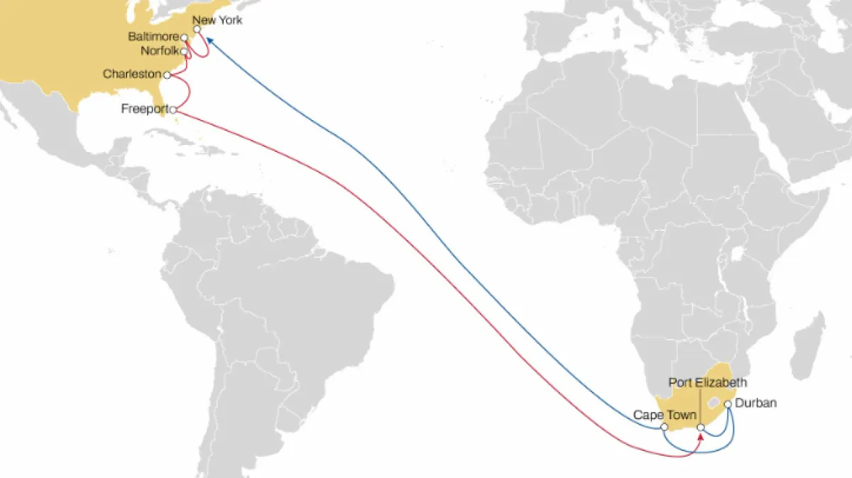 MSC Launches Enhanced Standalone Direct Service from South Africa to USA