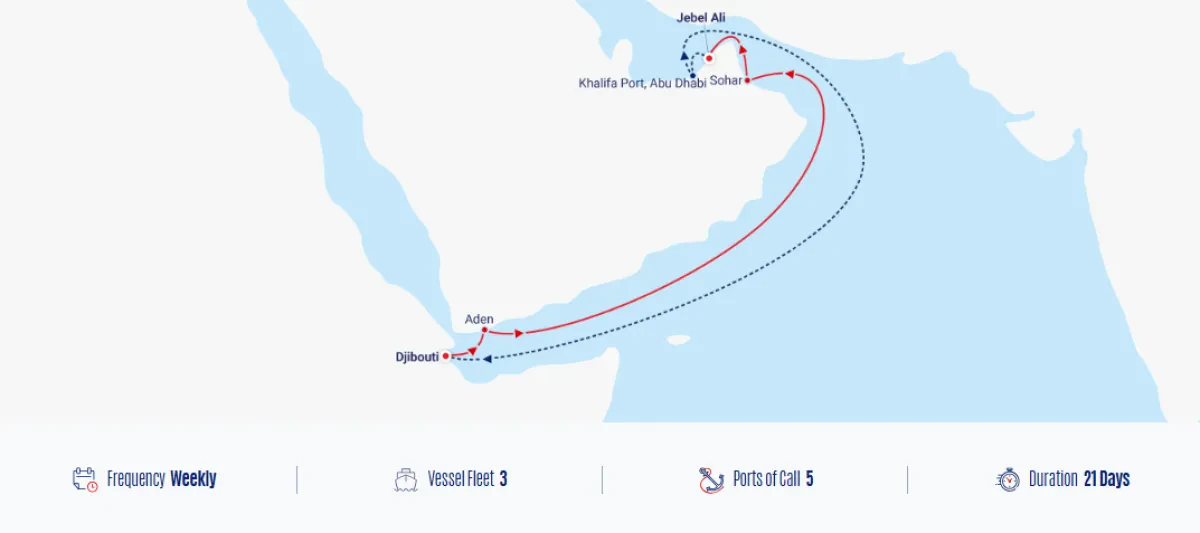 CMA CGM reinstates the Mona Express 2