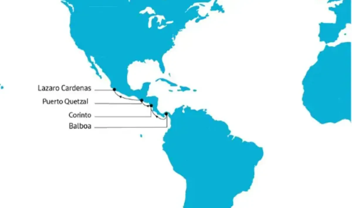 Maersk - West Coast Central America coverage