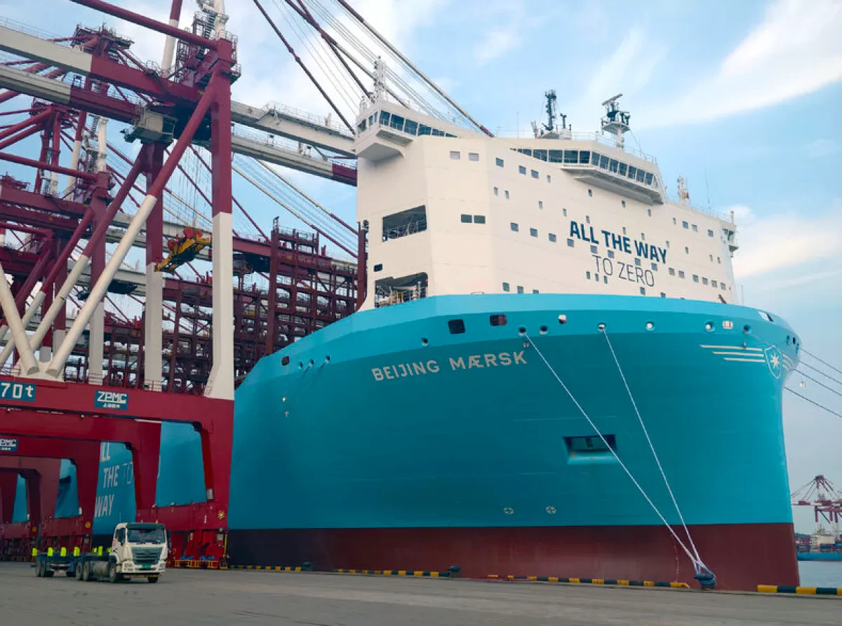 Beijing Mærsk - The newest fleet member is here and equipped with a dual-fuel engine to meet the energy transition