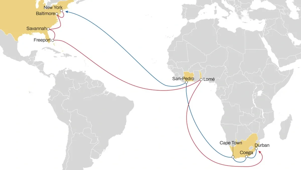 MSC Introduces New Standalone Service Connecting USA and Africa