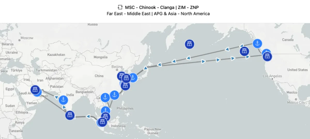 Weekly service signals: CSTAR scales back and MSC’s Chinook-Clanga proves short-lived