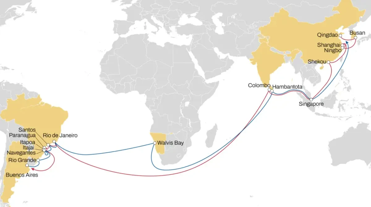 Port Rotation Change - Carioca Service