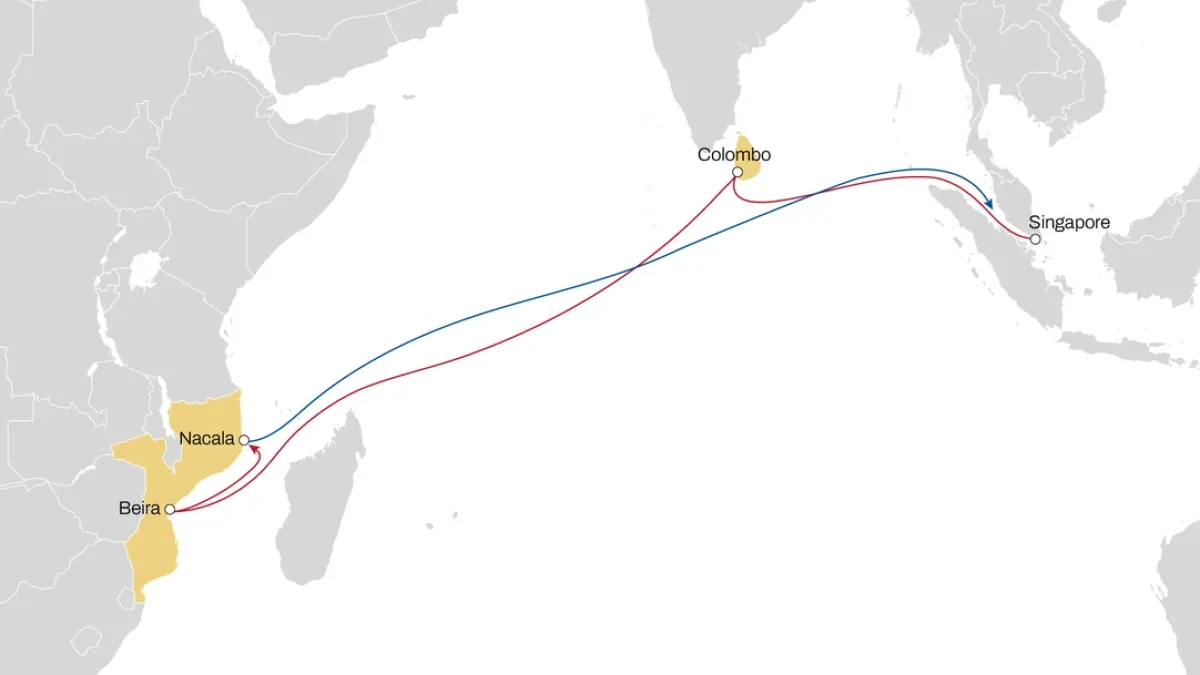 MSC Launches New Cheetah Service Connecting Directly Asia and Mozambique