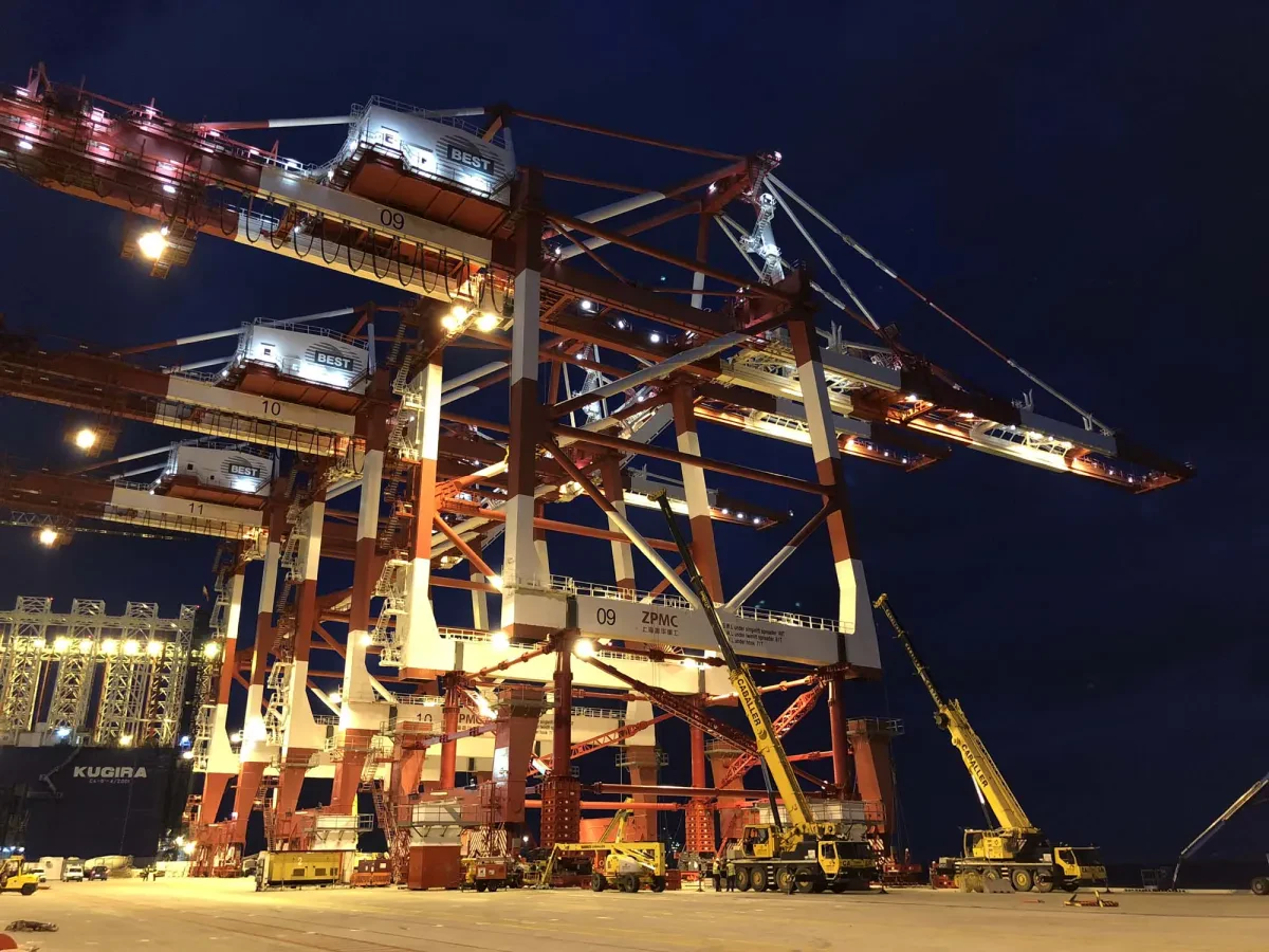 ZPMC upgrades three STS cranes at port of Barcelona