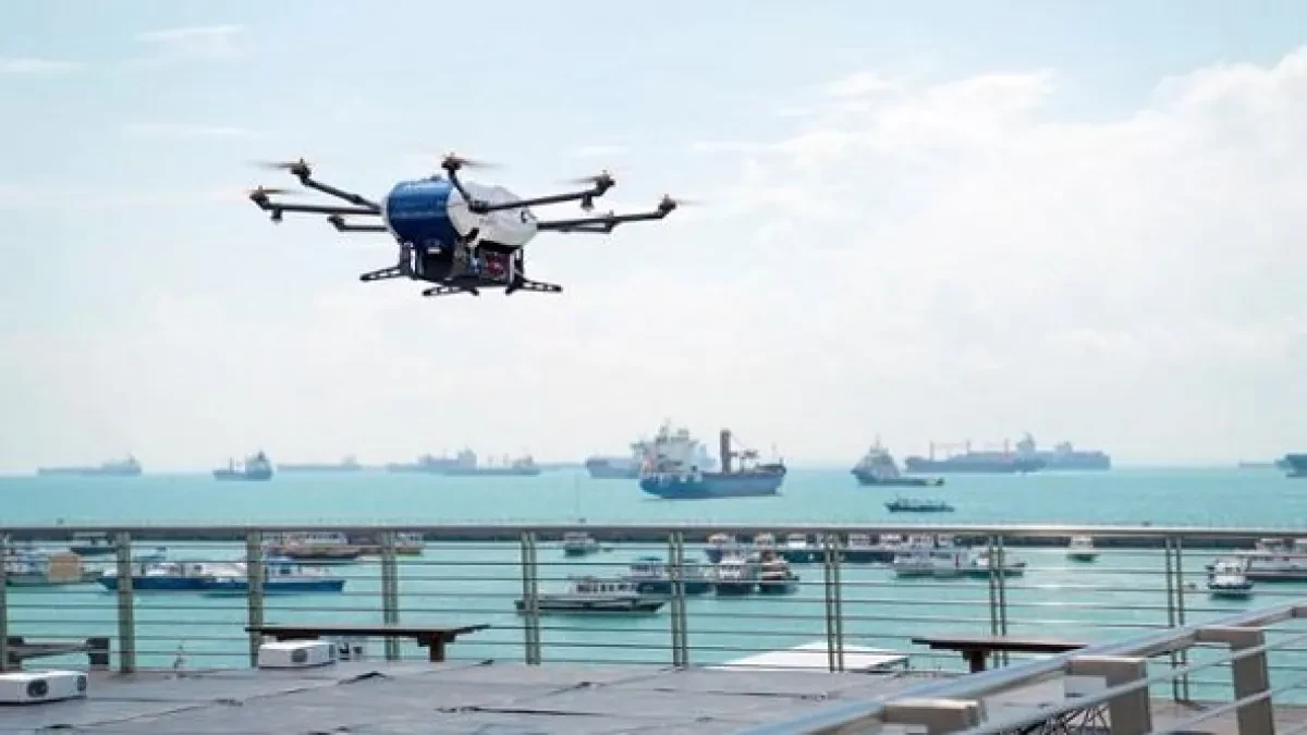 Wilhelmsen Launches World’s First Shore-to-Ship Drone
