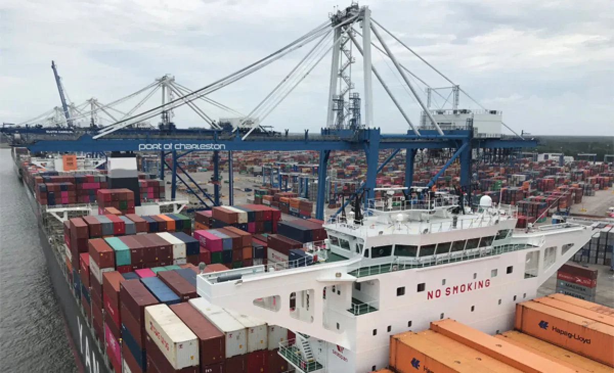 April container volumes jumped at ports of Los Angeles, South Carolina