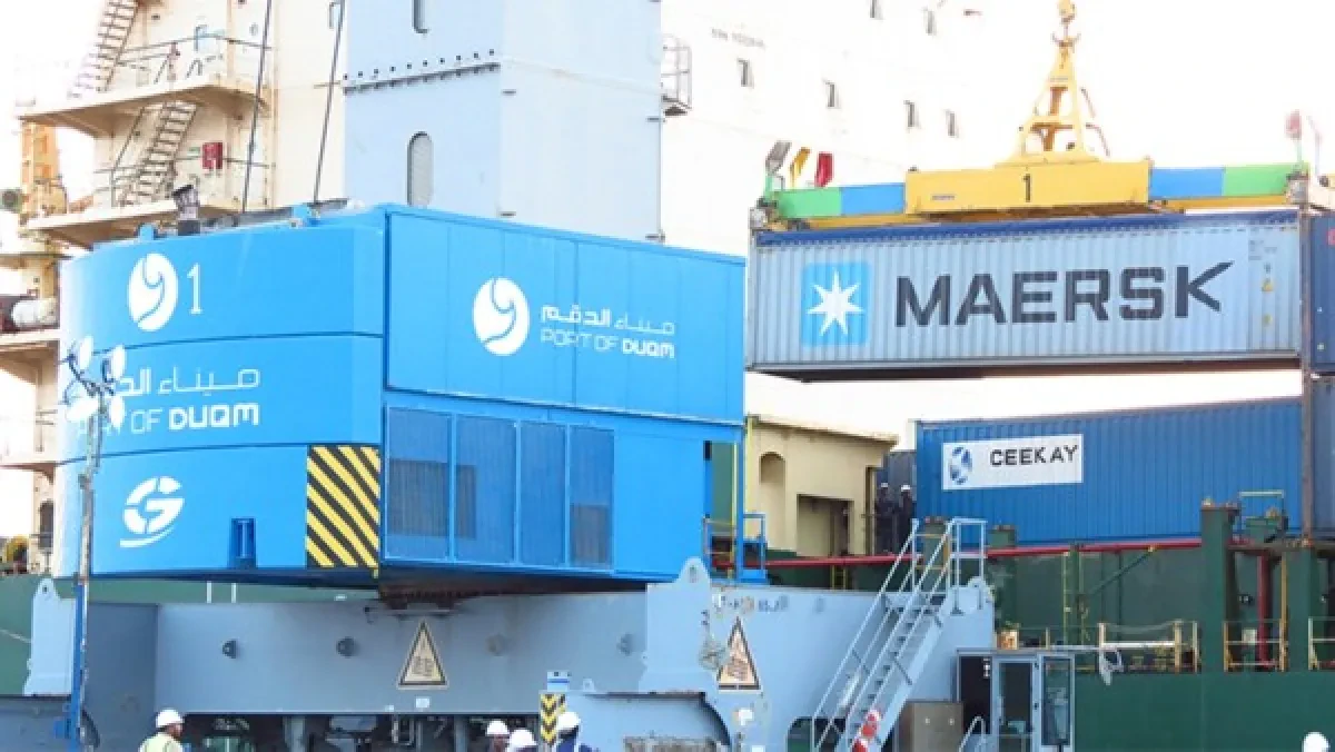 Port of Duqm receives Maersk’s debut container shipment