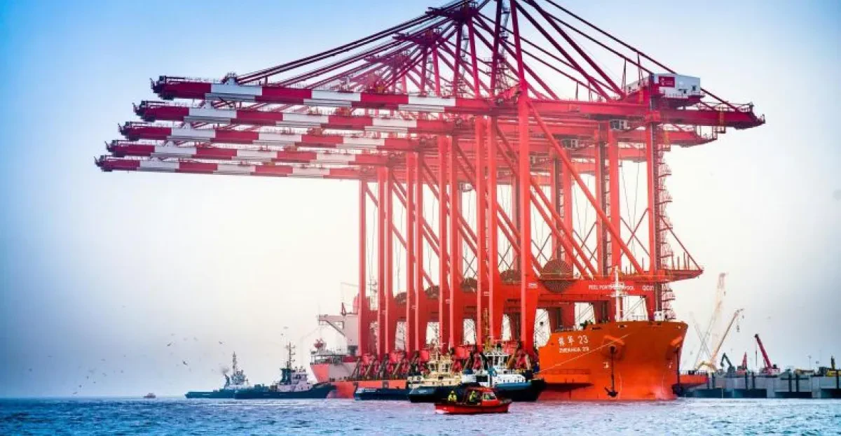 ZPMC ships first batch of cranes to Haifa port