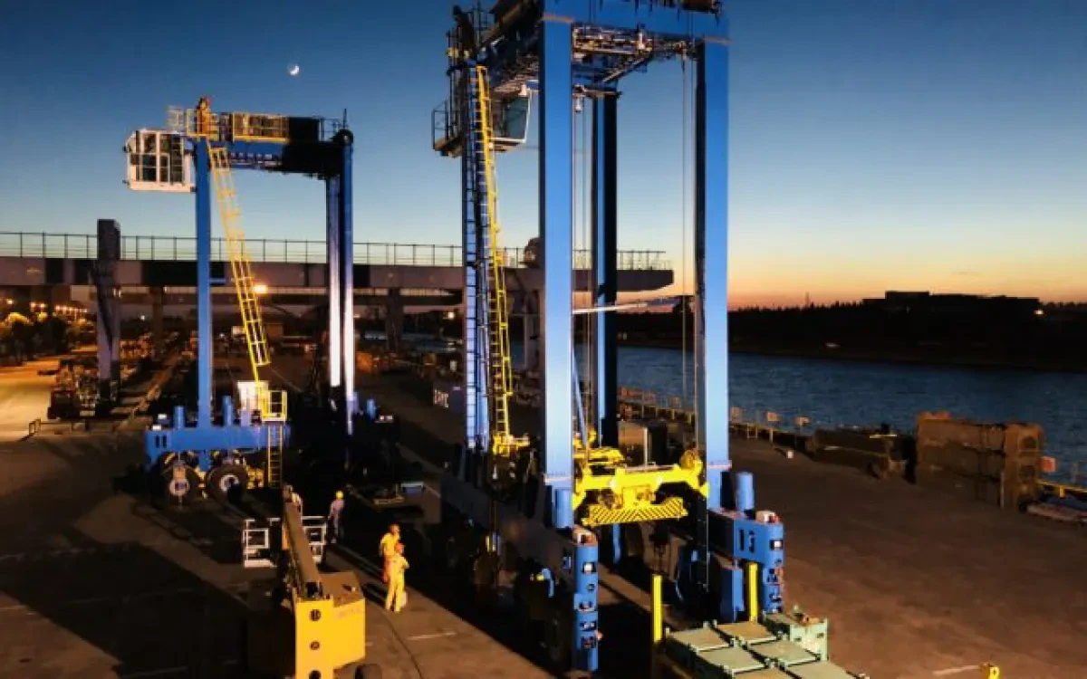 ZPMC sends RMG cranes to Tuas mega-port