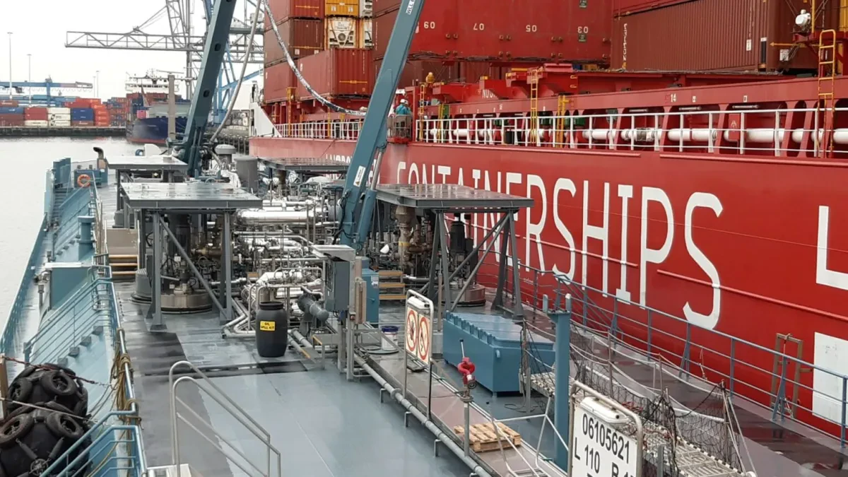 CMA CGM, Shell wrap up 1st BioLNG bunkering trial