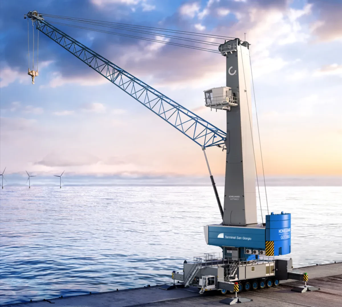 First Konecranes Gottwald Generation 6 MHC to Genoa, Italy