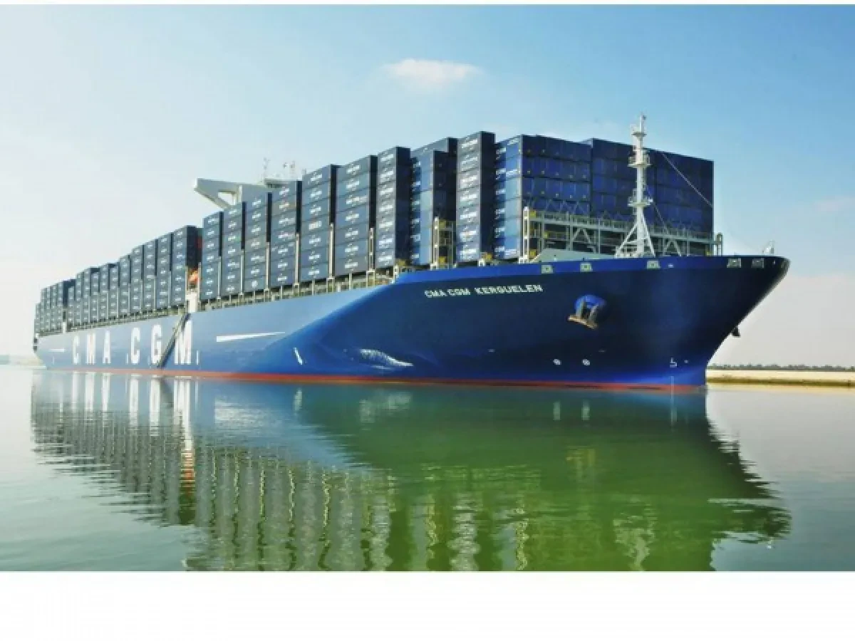 THE CMA CGM THEODORE ROOSEVELT became the largest ship ever to cross the Panama Canal